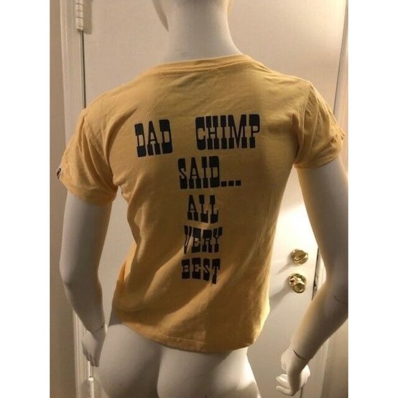 PREOWNED UNISEX BAPE A BATHING APE A.SNKA BABY MILO YELLOW T SHIRT SIZE XSMALL - Picture 2 of 5